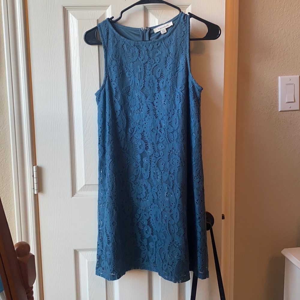 Francesca’s lace shift dress